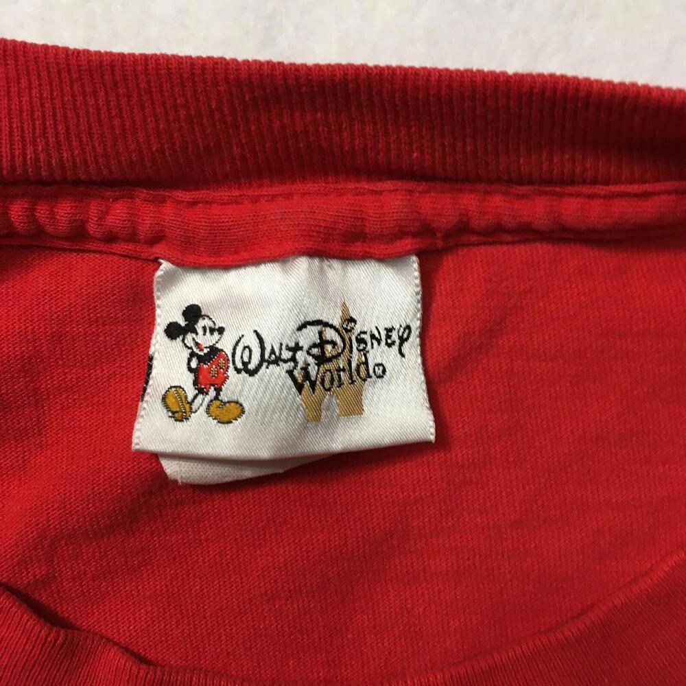 Vintage 2000 Walt Disney World T-Shirt Size XL Red - Picture 3 of 8